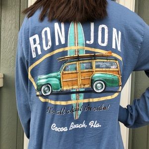 Blue Ron Jon long sleeve